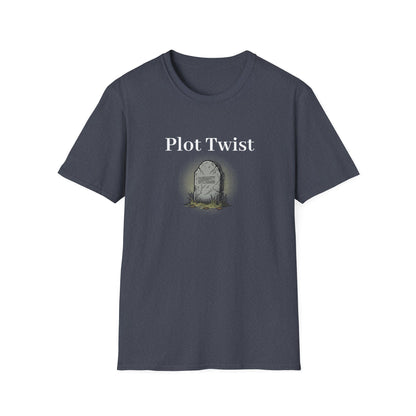Heather Navy t-shirt, front