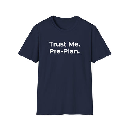 Navy t-shirt, front