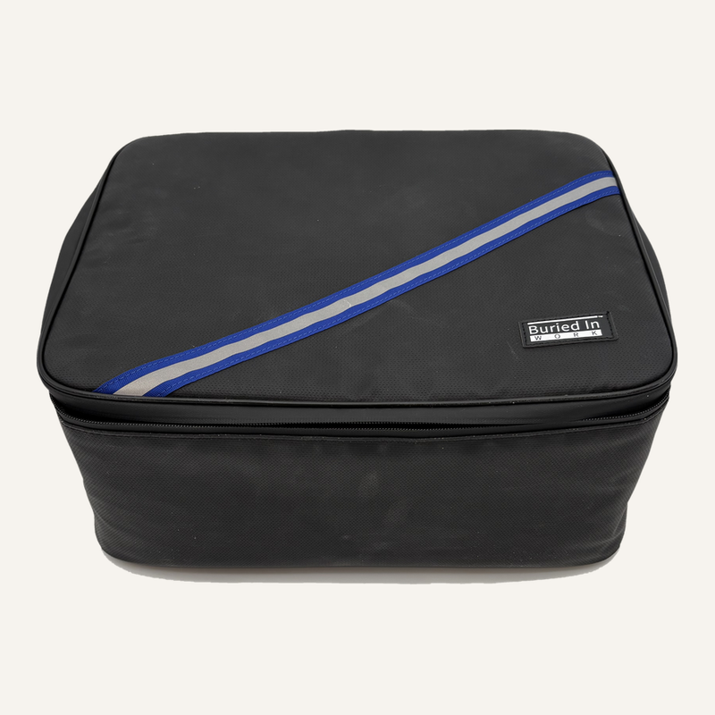 The fire and water resistant CLEAR Kit storage case